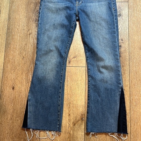 FRAME Denim Le Crop Mini Boot Jeans in Austin Wash Size 30 - Picture 7 of 10